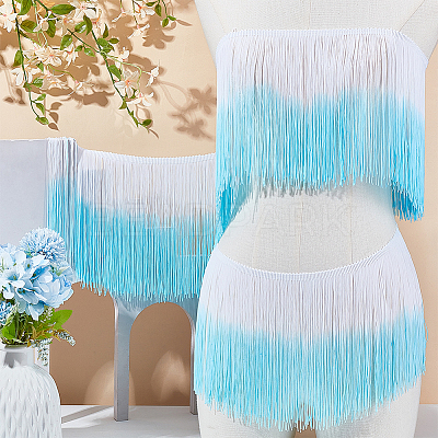 2M Two Tone Polyester Tassel Ribbon OCOR-FG0002-37B-1