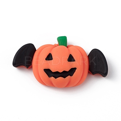 Halloween Theme Opaque Resin Cabochons X-RESI-D066-A04-1