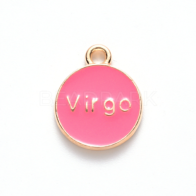Alloy Enamel Pendants X-ENAM-S124-01B-03B-1