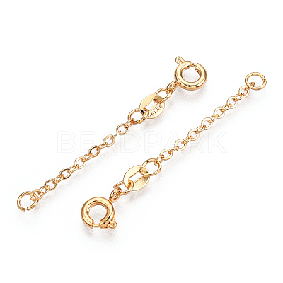 Brass Cable Chain Extender KK-ZX024-34G-A-1