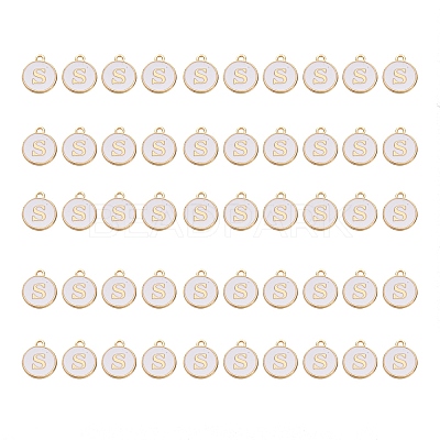 Golden Plated Alloy Charms ENAM-SZ0001-25A-S-1