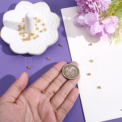 40Pcs Brass Cabochons KK-BBC0026-05-1