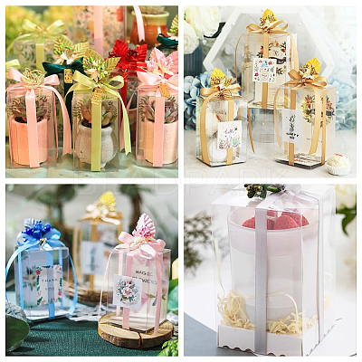 15Pcs Rectangle Transparent Plastic PVC Box Gift Packaging CON-BC0007-10-1