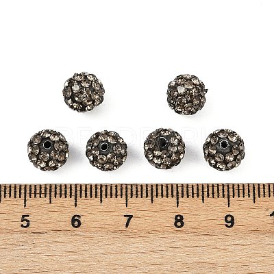 Pave Disco Ball Beads RB-H258-8MM-215-1