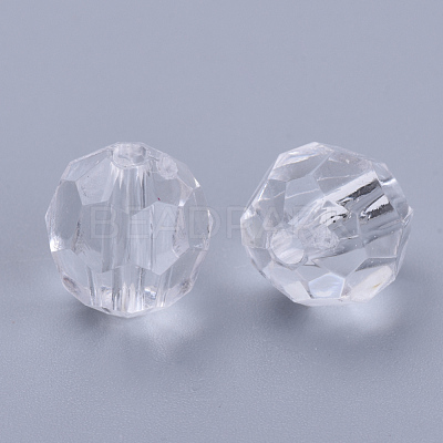 Transparent Acrylic Beads TACR-Q257-10mm-V01-1