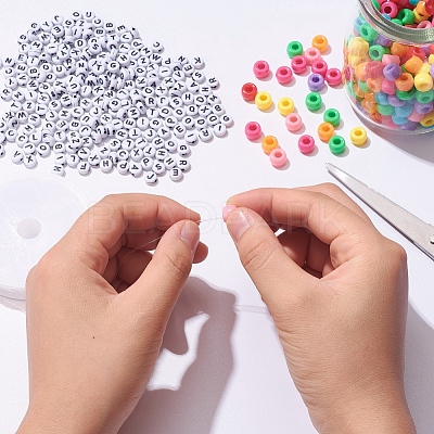 1000Pcs DIY Stretch Bracelets Making Kits for Children's Day DIY-YW0001-87-1