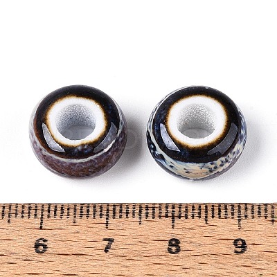 Handmade Porcelain Beads PORC-S498-05O-1