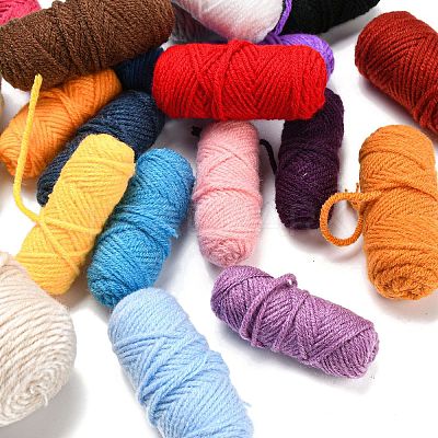 6 Style Mushroom Yarn Knitting Beginner Kit DIY-F146-03-1