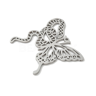 304 Stainless Steel Pendants STAS-F326-15P-1