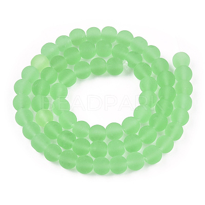 Transparent Glass Beads Strands LS-GLAA-T032-T6mm-MD17-1