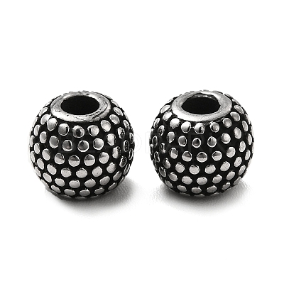 304 Stainless Steel Beads STAS-B035-10AS-1
