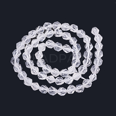 Natural Quartz Crystal Beads Strands G-T064-55-1