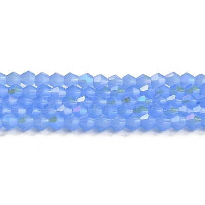 Imitation Jade Electroplate Glass Beads Strands LS-GLAA-F029-J4mm-D04-1