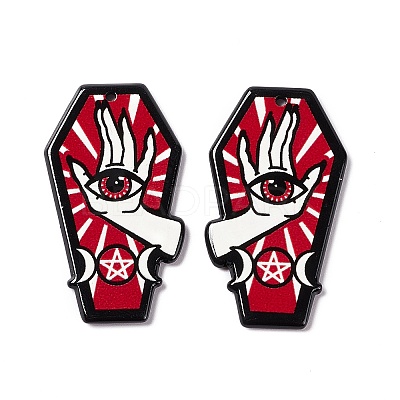 Printed Acrylic Pendants SACR-F003-01A-1