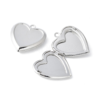 Non-Tarnish 304 Stainless Steel Locket Pendants STAS-K192-09P-01-1