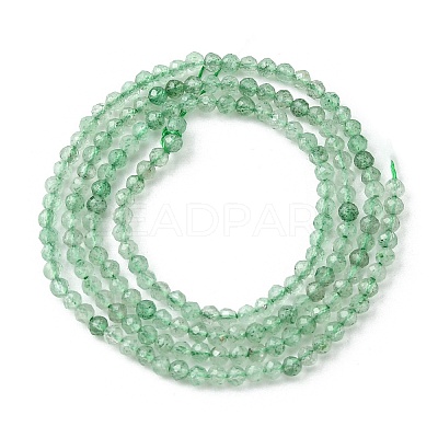Natural Green Strawberry Quartz Beads Strands G-Z034-A02-01-1