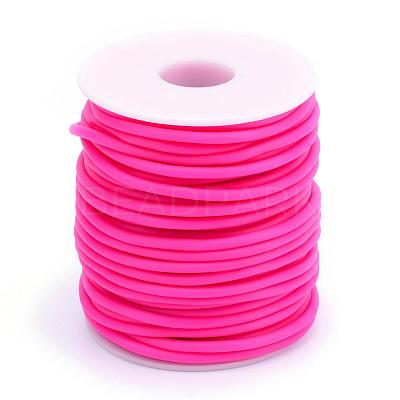 Hollow Pipe PVC Tubular Synthetic Rubber Cord RCOR-R007-3mm-11-1