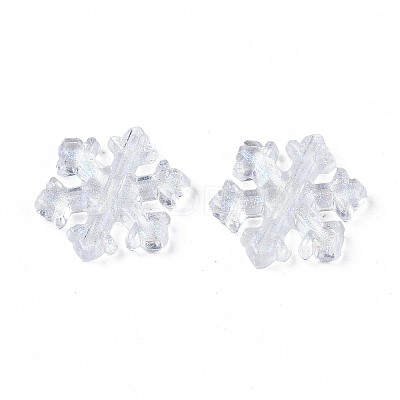 Transparent Acrylic Beads TACR-FH0001-14-1