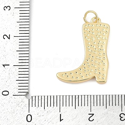 Brass Enamel Pendants KK-G522-50G-02C-1