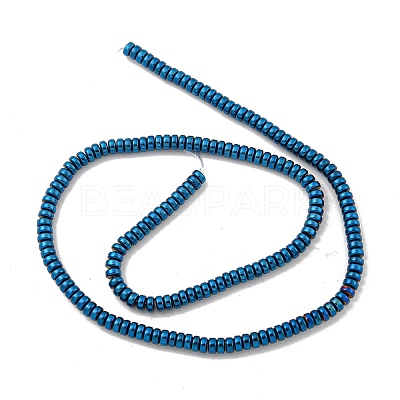Electroplated Synthetic Non-magnetic Hematite Beads Strands G-K361-A03-02-1
