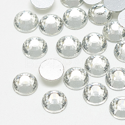Flat Back Glass Rhinestone Cabochons RGLA-T090-SS50-01-1