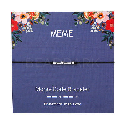 Meme Morse Code Bracelets FS-WG6A0C8-17-1