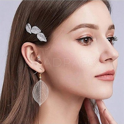 100Pcs Dried Flower Leaf Craft Supplies AJEW-CP0009-41B-1