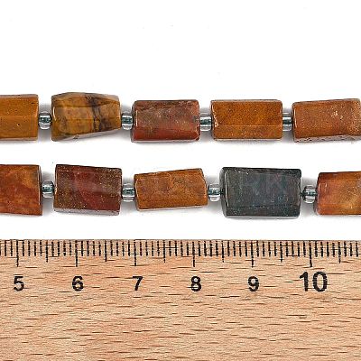 Natural Ocean Jasper Beads Strands G-H352-A01-03-1