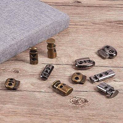 Alloy Spring Cord Locks PALLOY-PH0001-22-1