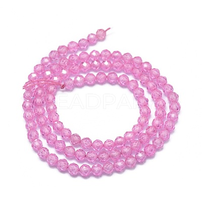 Cubic Zirconia Beads Strands G-G792-47-05C-1