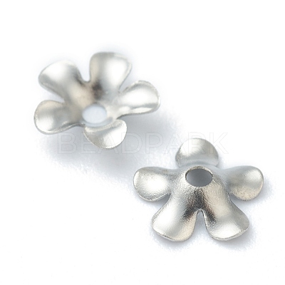 Non-Tarnish 304 Stainless Steel Bead Caps STAS-H149-24P-1
