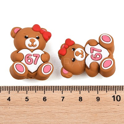 Food Grade Eco-Friendly Silicone Beads SIL-E012-01B-1