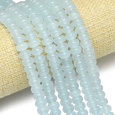 Natural Malaysia Jade Beads Strands G-B165-G01-5x8mm-07-1