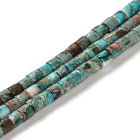 Synthetic Regalite/Imperial Jasper/Sea Sediment Jasper Beads Strands G-F765-E06-01-1