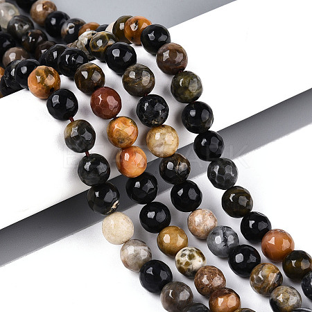 Dyed Natural White Jade Beads Strands LS-G-T139-8mm-60-17-1