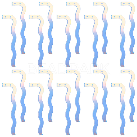 20Pcs Acrylic 2-Hole Earring Try-On Stick EDIS-FG0001-60-1