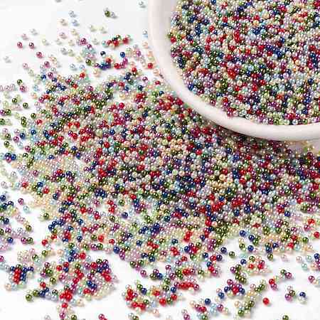 Imitation Pearl Acrylic Beads OACR-S011-2mm-ZM-1