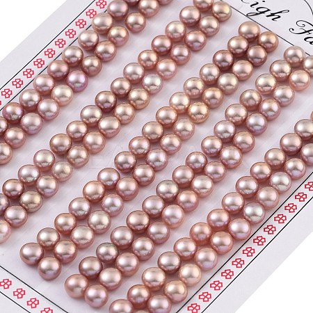 Grade 6A Natural Cultured Freshwater Pearl Beads PEAR-N018-6A-5055C-1