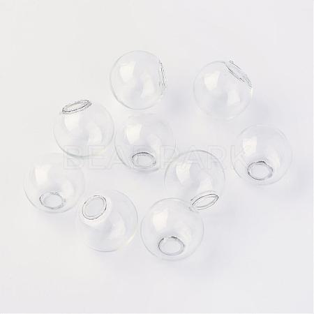 Round Mechanized Blown Glass Globe Ball Bottles BLOW-R001-12mm-1