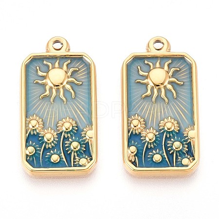 304 Stainless Steel Pendants STAS-N109-150A-G-1