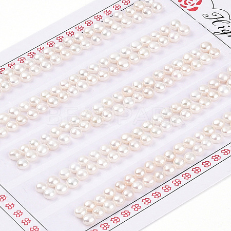 Grade 3A Natural Cultured Freshwater Pearl Beads PEAR-N018-3A-3540A-1
