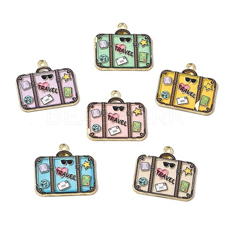Alloy Enamel Pendants AL-CBA4C3E-01LG-1