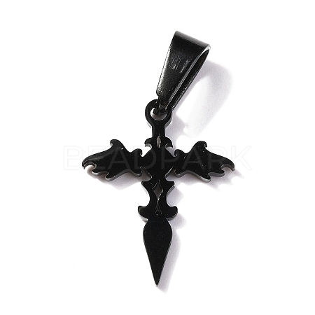 304 Stainless Steel Pendants STAS-Z018-01EB-1