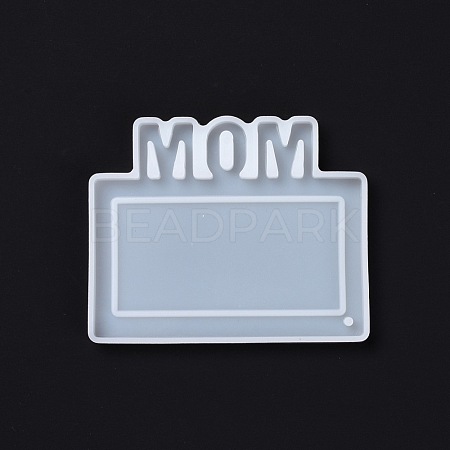 Mother's Day Theme DIY Photo Frame Silicone Molds DIY-I081-04-1