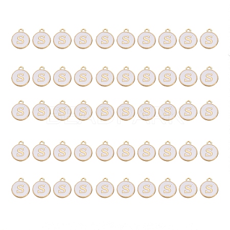 Golden Plated Alloy Charms ENAM-SZ0001-25A-S-1