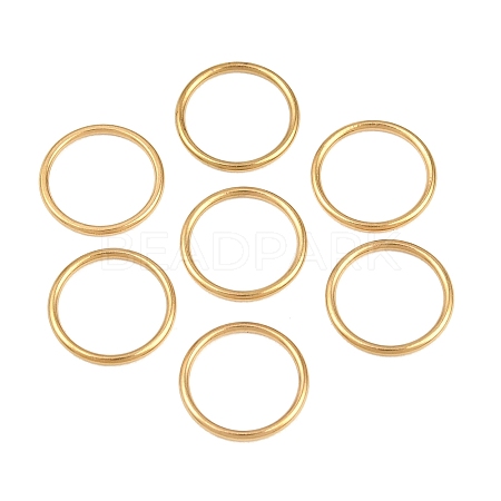 Ion Plating(IP) 304 Stainless Steel Closed Jump Rings STAS-G393-06G-11-1
