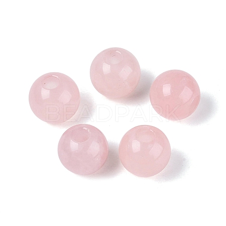 Natural Rose Quartz European Beads G-Q602-09C-01-1