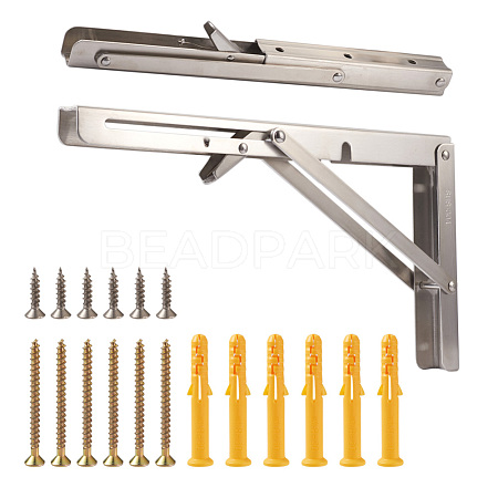 304 Stainless Steel Folding Shelf Brackets SW-TAC0001-15P-1