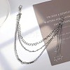 Alloy Star Charms 3 Layer Chain Belts for Pants FS-WG5CAFD-01-3