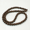 Natural Mashan Jade Round Beads Strands G-D263-4mm-XS14-2